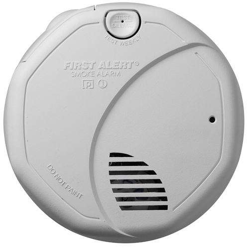 1039828 Fire and Smoke Detector, AA Alkaline Battery, Photo, Ion Sensor, 85 dB, Alarm: Smoke