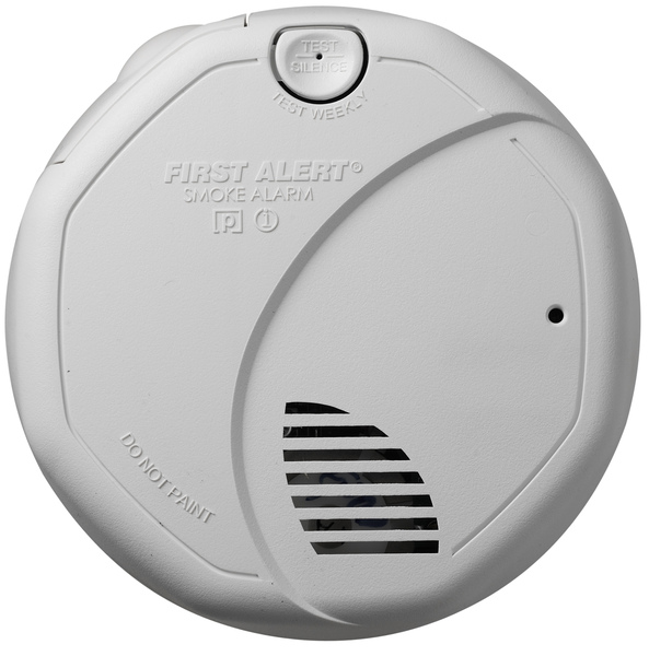 First Alert 1039828 1039828 Fire and Smoke Detector, AA Alkaline Battery, Photo, Ion Sensor, 85 dB, Alarm: Smoke