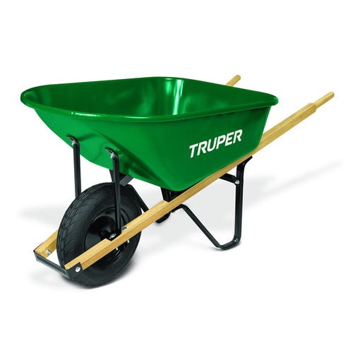 Truper Homeowner Wheelbarrow 6 Cu Ft Red