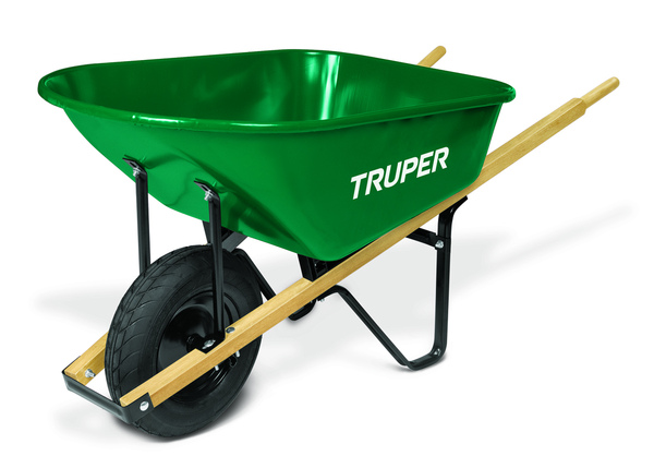 Truper TL-6 Truper Homeowner Wheelbarrow 6 Cu Ft Red