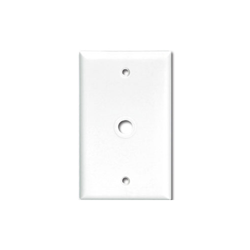 2128 Wallplate, 4-1/2 in L, 2-3/4 in W, 1 -Gang, Thermoset, White, High-Gloss