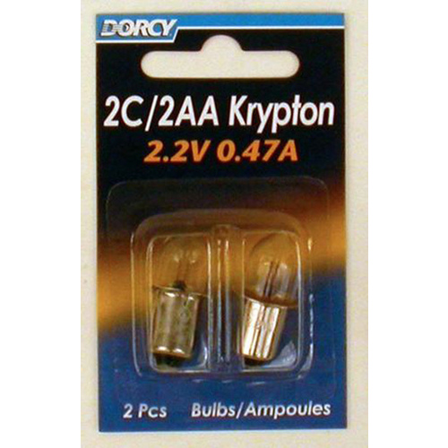 Replacement Bulb, Bulged Lamp, Krypton Lamp - Pair Clear