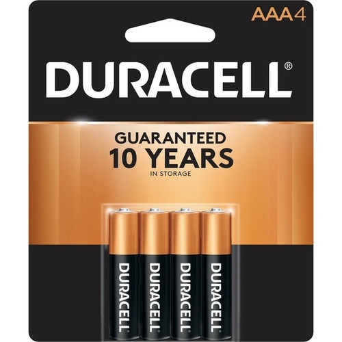 Duracell Alkaline Battery AAA 4/PAK