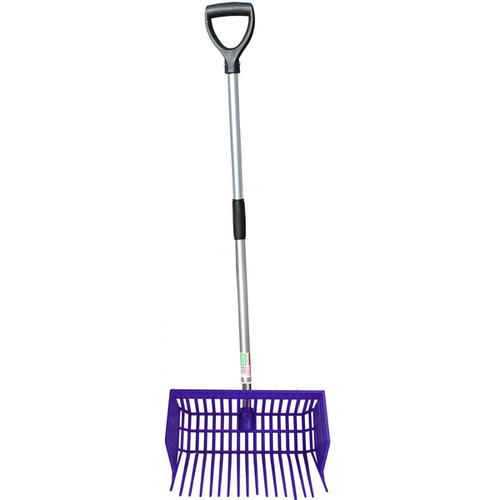 Tuff Stuff SBBF-PR Tuff Stuff Square Basket Barn Fork - Purple