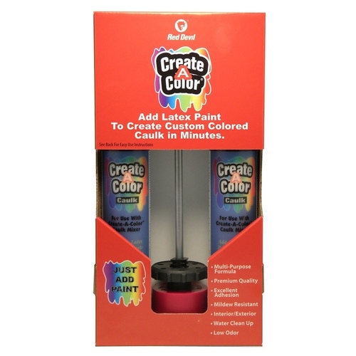 Red Devil Create A Color Latex Caulk Kit