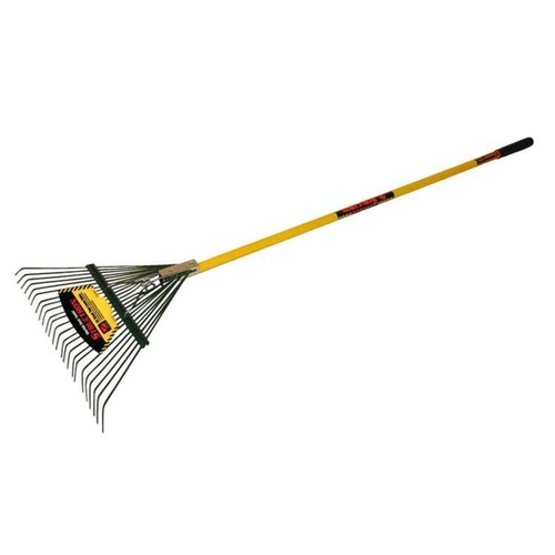 Leaf Rake S500"dustrial 65" 24 Tine Steel Aluminum Handle