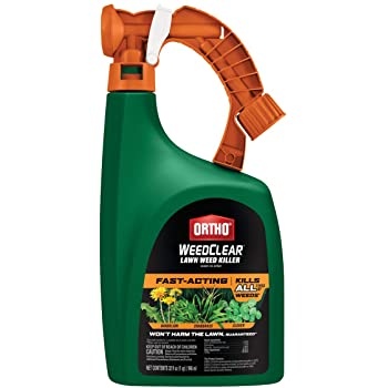 Ortho 0204910 WeedClear RTU Lawn Weed Killer, Liquid, Spray Application, 32 oz Bottle