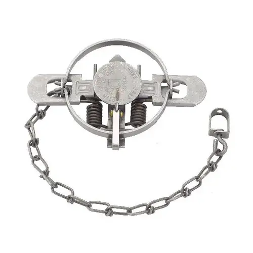 DUKE TRAPS 0470 4.75 In. Jaw Spread Steel Coil Spring Fox, Mink, Nutria, & Raccoon Trap
