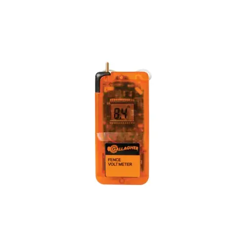 Digital Volt Meter 9 V Battery-Powered Orange Orange