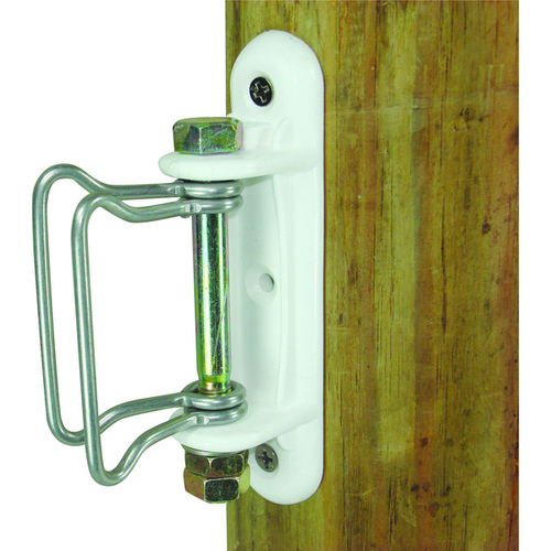 Field Guardian Fencing Systems 144349 Wood Post - 2" Polytape Corner & Tensioner - White pack of 1