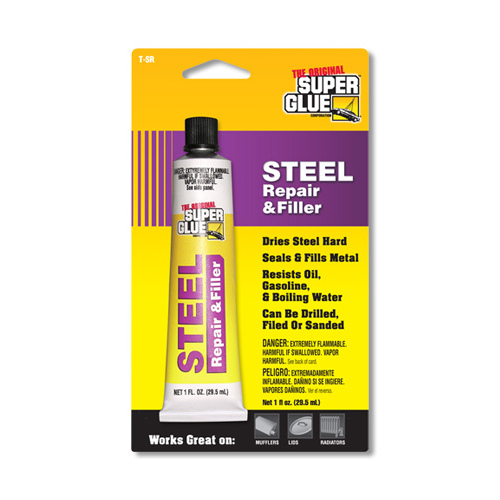 Super Glue Corp & Pro-Seal T-SR Steel Repair & Filler