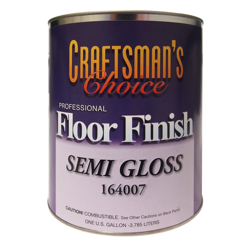 ABSOLUTE COATINGS GROUP 164007-1 Floor Finish Clear Polyurethane Semi-Gloss Finish 1-Gallon