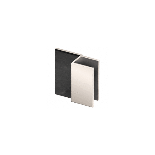 Polished Nickel Square Style Frameless Shower Door Stop