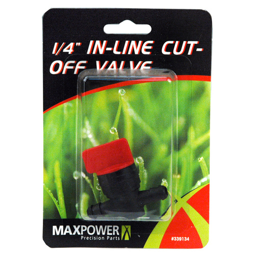 Maxpower 339134 Maxpower 339134 1/4-Inch x 2-Foot Clear Fuel Line With Shut Off Valve