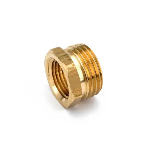 Hose Adapter Brass 3/4" D X 3/4" D - pack of 5