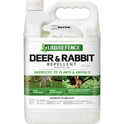 Liquid Fence HG-70109 Liquid Fence Deer and Rabbit Repellant RTU - 1 Gallon White/Yellow