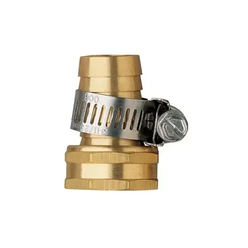 Hose Mender 5/8" Brass/Stainless Steel Threaded Female