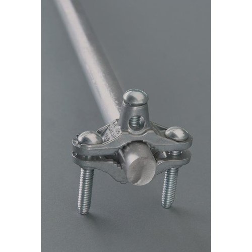 Ground Rod Clamp Silver Silver