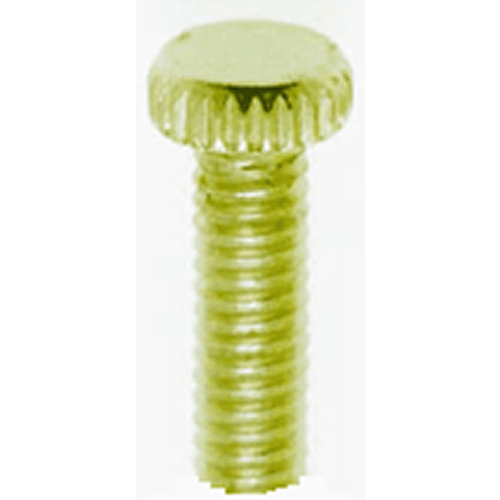 Knurled Thumb Screws 1/2" - Brass Finish pack of 3