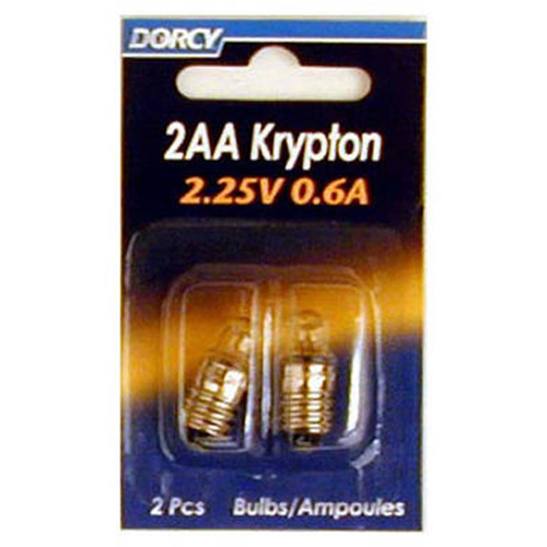 Dorcy 41-1664 Replacement Bulb, Screw Lamp Base, Krypton Lamp - Pair Clear