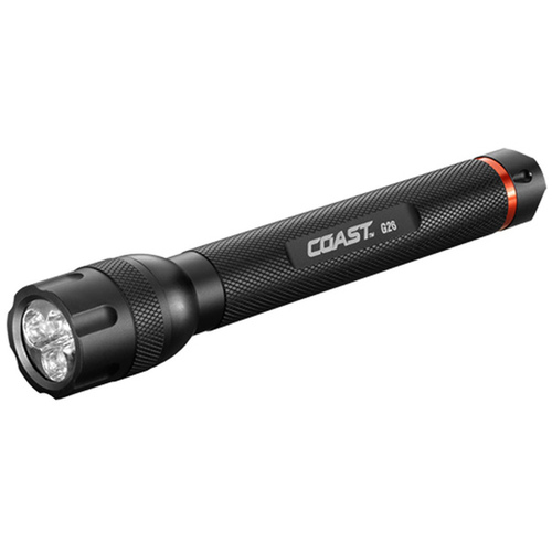 Flashlight - LED G26 2AA 83-Lumens Black