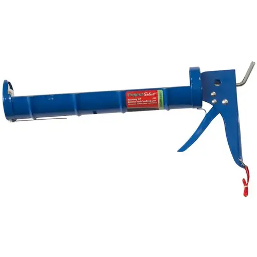 STOP FLOW Smooth Rod Caulking Gun (Blue)