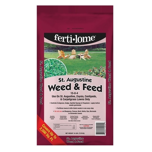 Ferti-Lome 10915 Lawn Fertilizer Weed & Feed For St. Augustine Grass 2500 sq ft