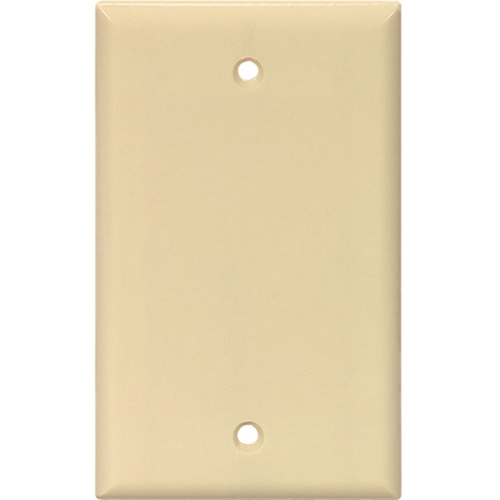 Wall Plate Cover Blank 1-Gang Thermoset - Ivory