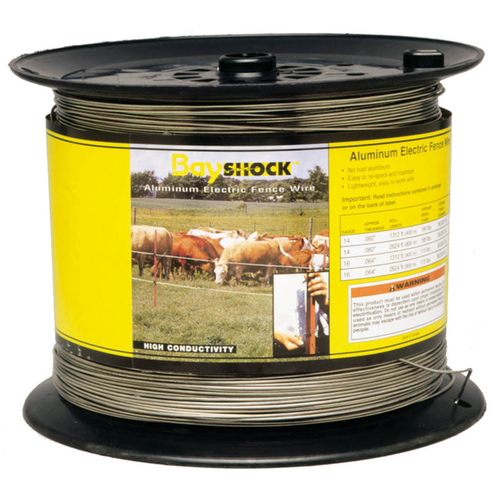 Electric Fence Wire, 14 ga Wire, Aluminum Conductor, 1312 ft L