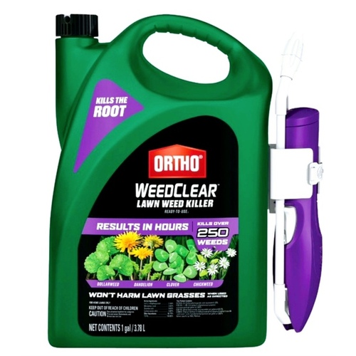 WEEDCLEAR Weed Killer, Liquid, Spray Application, 1 gal Bottle