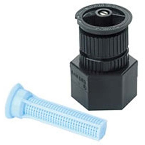 Shrubbery Spray Nozzle, 1/2 in Connection, FNPT, 15 ft, Plastic Black