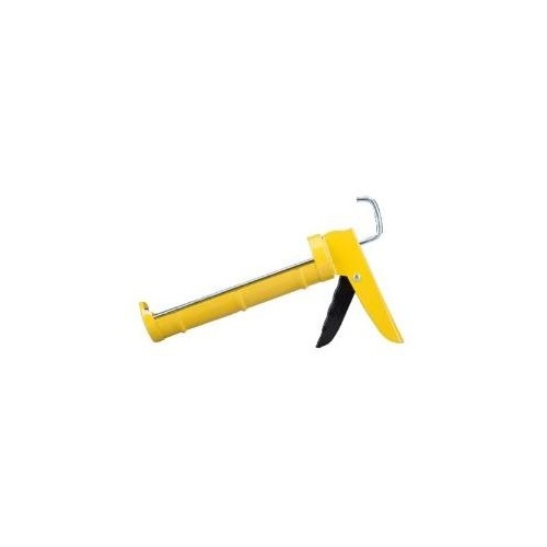 Dripless C150 Caulking Gun Consumer Grade Round-Rod 10-oz Yellow