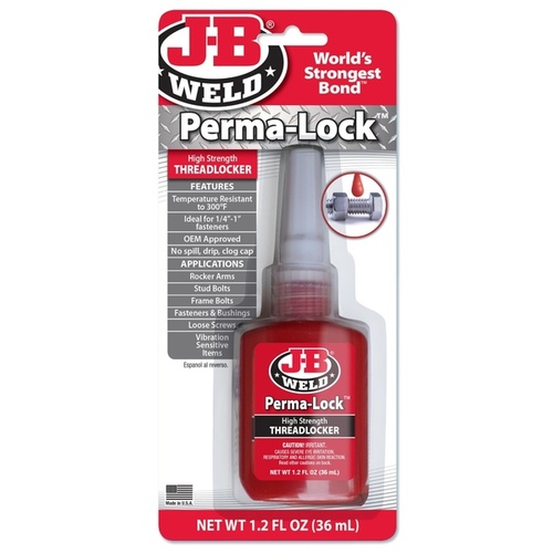 J-B Weld 27136 J-B Permalock Red Threadlocker - 1.2 Oz.