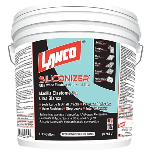 Lanco RC232-4 Siliconizer Elastomeric Crack Filler 1 Gallon - Knife Grade