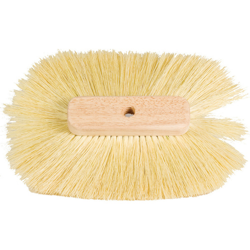 DQB 11934 Stippling Brush Panda Paw I Single 14" W Wood Handle Natural/Yellow