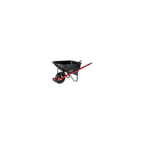 Truper Steel Wheelbarrow 6 Cu Ft