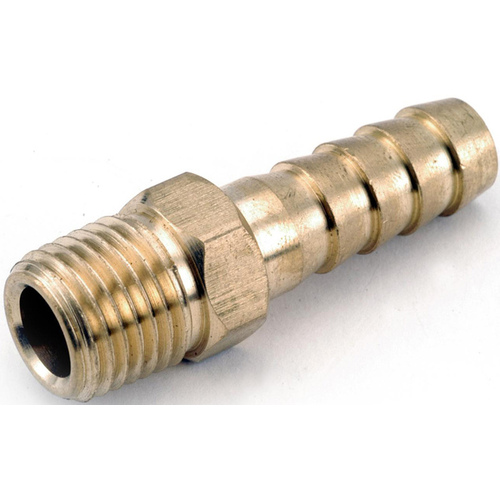 Lead Free 1/8" HO x 1/8" MIP Hose Barb Brass