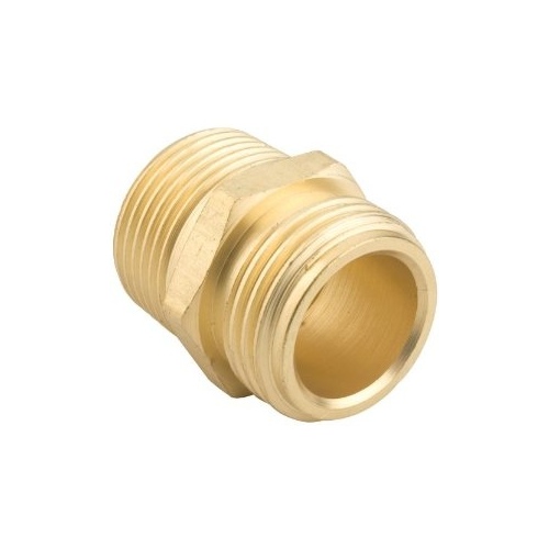 Gilmour 877054-1001 Hose Adapter, 3/4 x 3/4 x 1/2 in, MNH x MNPT x FNPT, Brass, For: Garden Hose