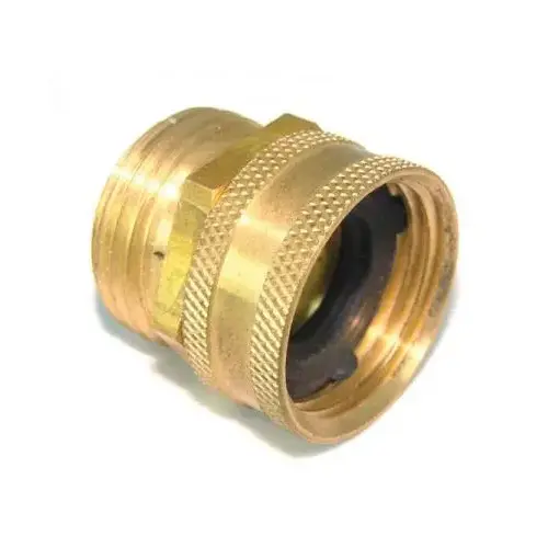 Hose Adapter Brass 3/4" D X 1/2" D - pack of 2