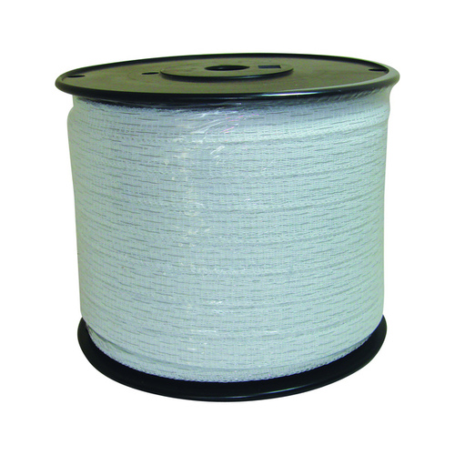 1/2" x 656' White Ploy Electrical Fencing Tape