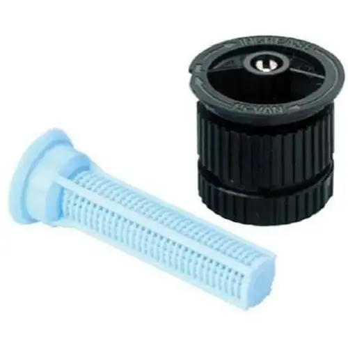 Fixed Pattern Spray Nozzle, 15 ft, PVC Black