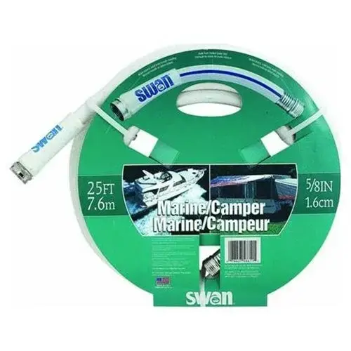 Swan CELMRV58025 Colorite Swan Marine & Camper Hose 5/8in x 25ft White