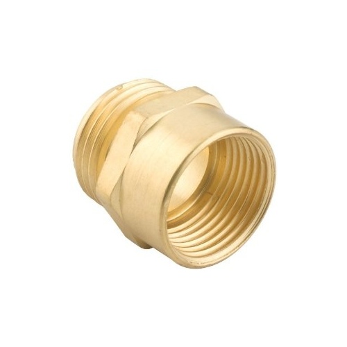 Gilmour 807704-1001 Hose Adapter, 3/4 x 3/4 in, MNH x FNPT, Brass, For: Garden Hose