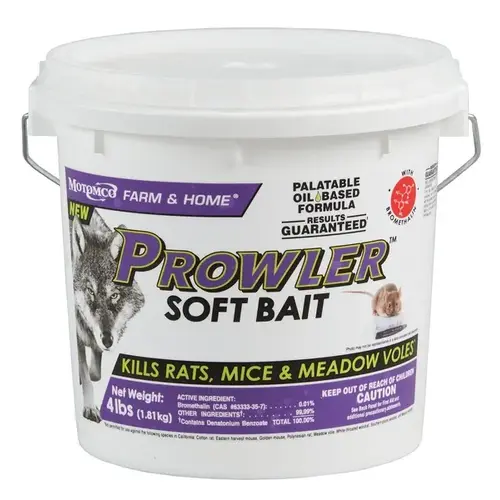 Prowler Mice & Rat Killer Soft Bait, 4 Lb. Pail