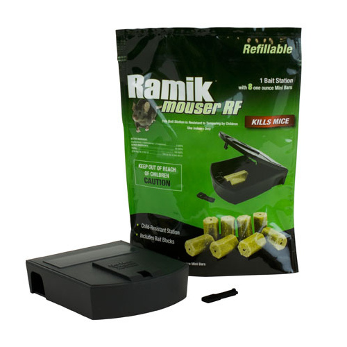 Ramik Refillable Bait Station, 8 oz Bait, Green