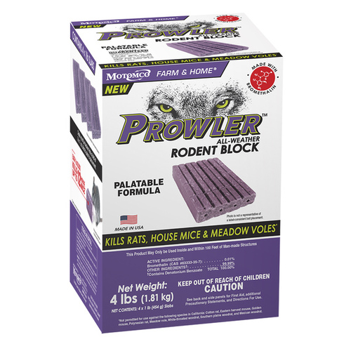 Prowler Mice & Rat Killer Blocks, 4 Lb - pack of 4