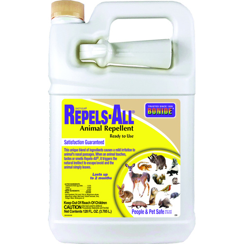 Animal Repellent Repels-All Liquid For Most Animal Types 128 oz - pack of 4