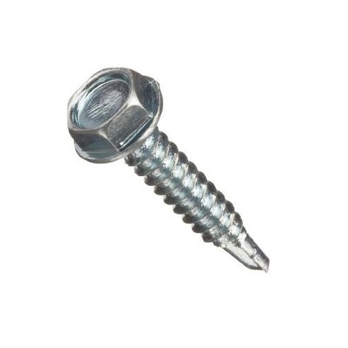 Screw - Self-Drilling Hex Head #10 x 1-1/4" - Zinc pack of 100