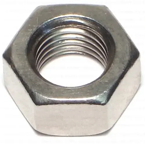 Hex Nut, Coarse Thread, 3/8-16 Thread, Zinc, Zinc, 2 Grade - pack of 100