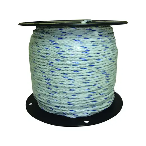Field Guardian Fencing Systems 638100 1/4" x 656' White Poly Rope